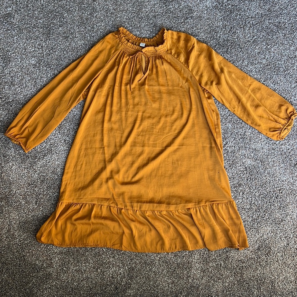 Old Navy Mustard Yellow Dress